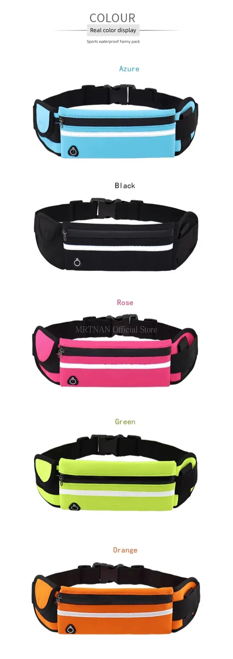 1pc Running Bag Women Waist bag Belt bag Men Sports Fanny Pack Mobile Phone Bag Gym Running Cell Phone Jogging Run Cycling Bag