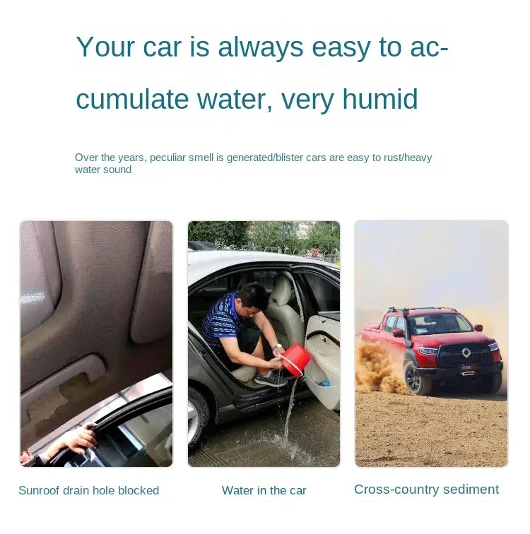 2/3m Car Sewer Unclogger Cleaning Brush Car Sunroof Long Hose Drain Hole Drain Unclogger Car Pipe Tool Cleaner Auto Accessories