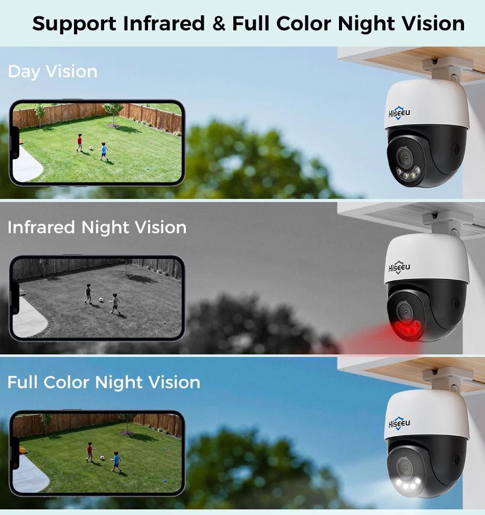 4K PTZ PoE IP Security Camera