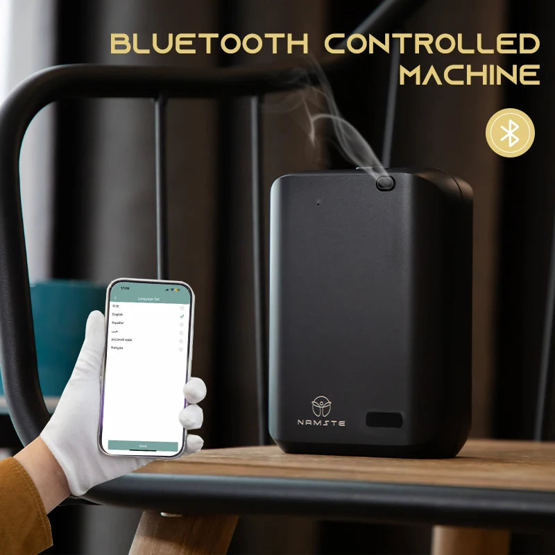 Bluetooth-Controlled 150ml Aroma Diffuser for Home and Hotel Use