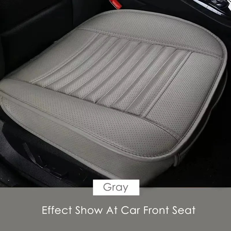 Car Seat Covers Protectors,Luxury PU Leather Breathable Car Interior Seat Cushion Pad Mat for Sedan SUV Truck Jeep Mini Van