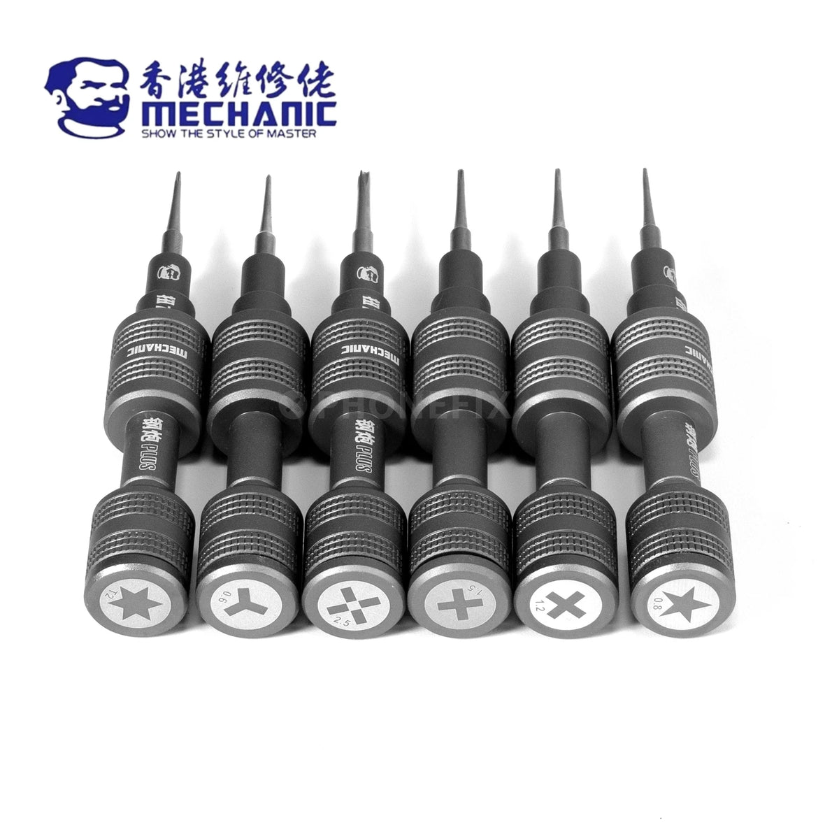 Precision Manual Screwdriver - Tip Options