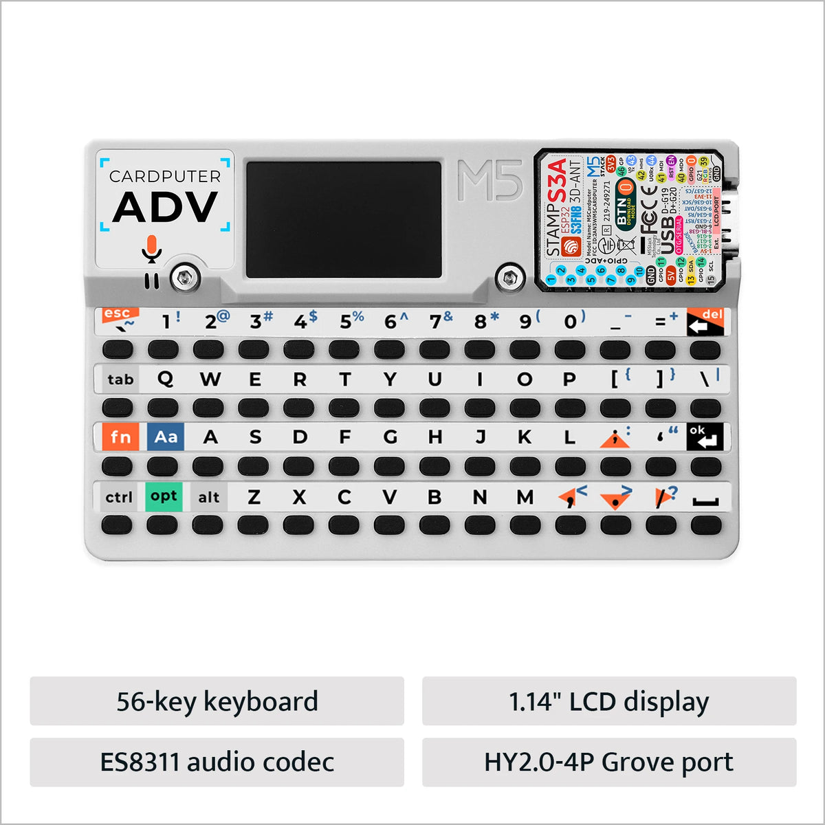 Cardputer Adv ESP32-S3 fejlesztőeszköz