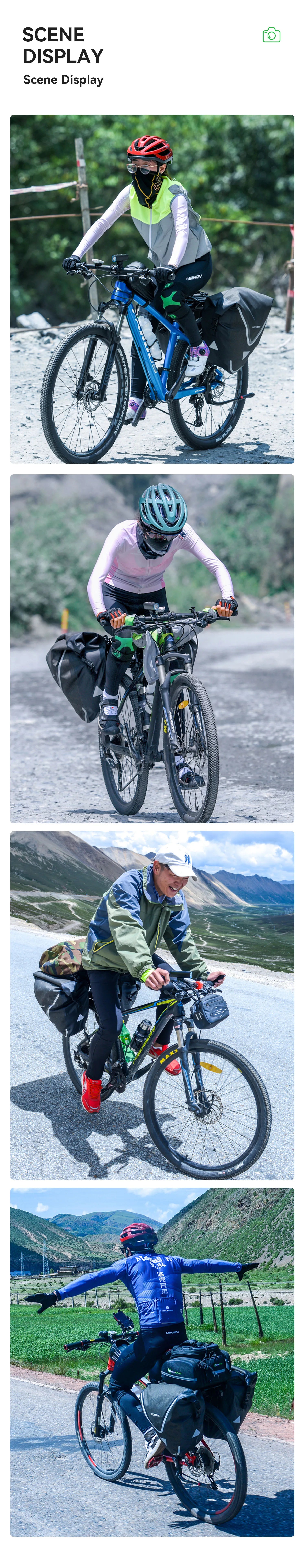 Aluminum Alloy Bike Rear Rack 25kg Detachable Cargo Carrier