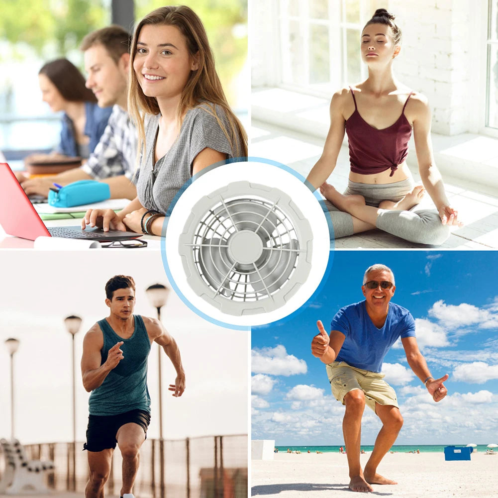 Cooling Vest Ice Fan Vest Heat Resistant for Summer Camping Fishing Hot Weather Work Fishing Vest Hiking Air-conditioned Clothes