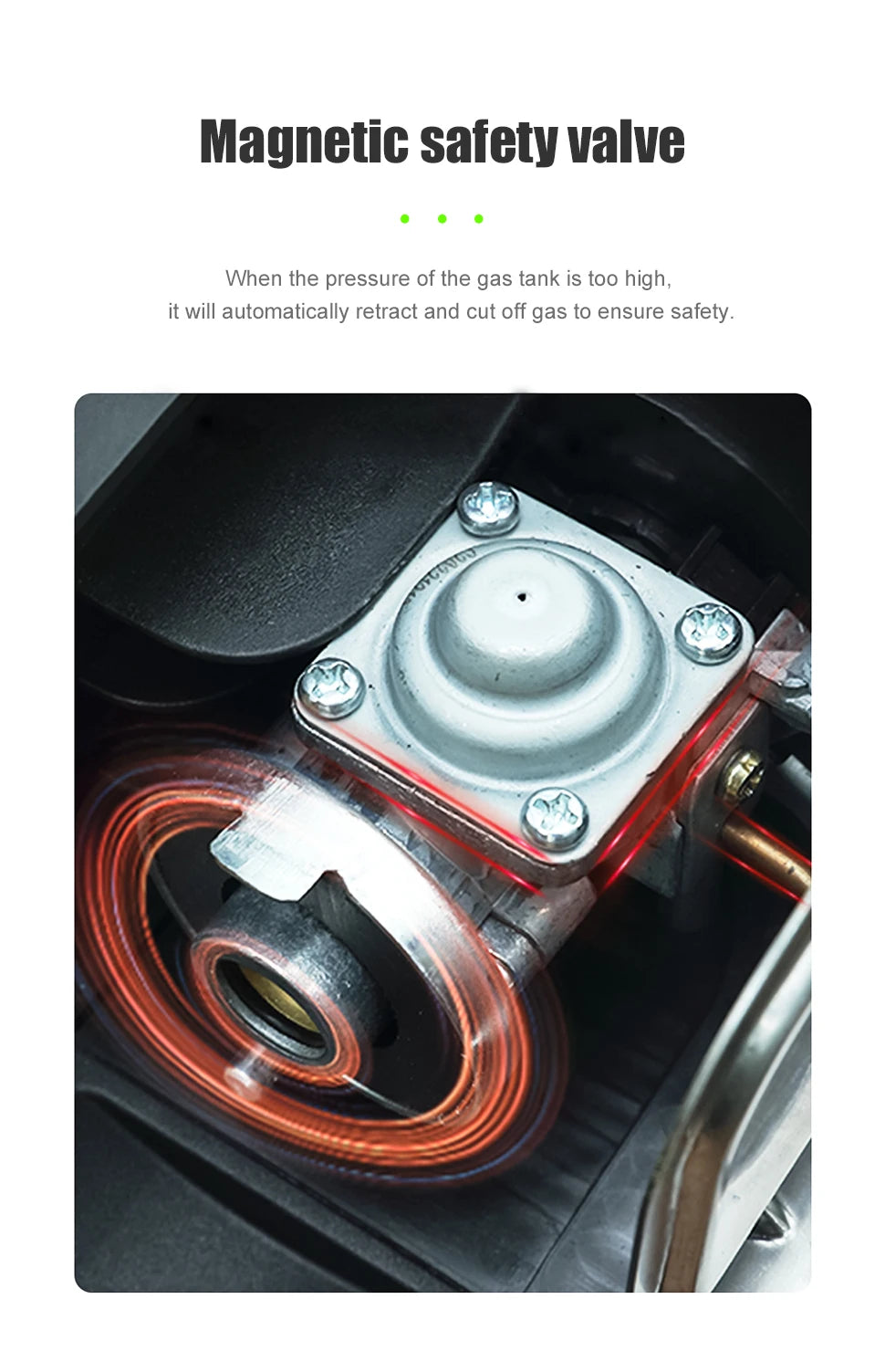 BRS-97 3800W Folding Butane Camping Gas Stove with Ignition