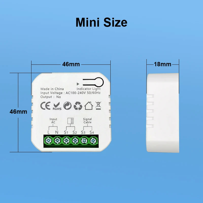 Tuya WiFi garage- en scharnierspoortcontroller