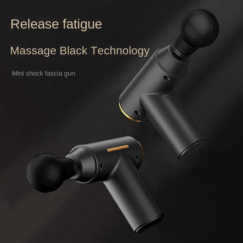 Mini USB-C Rechargeable Massage Gun, Black