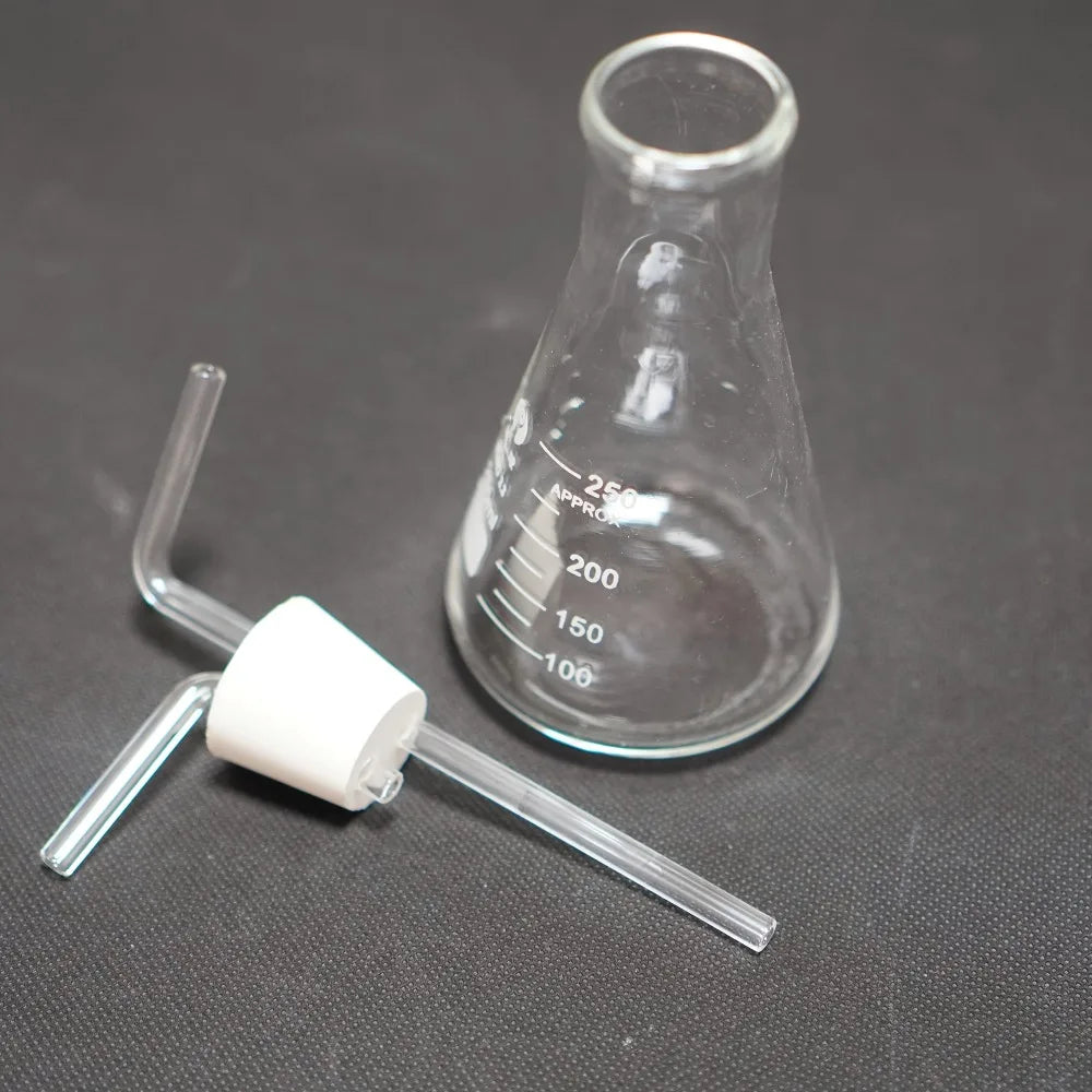 Conical Glass Gas Washing Bottle