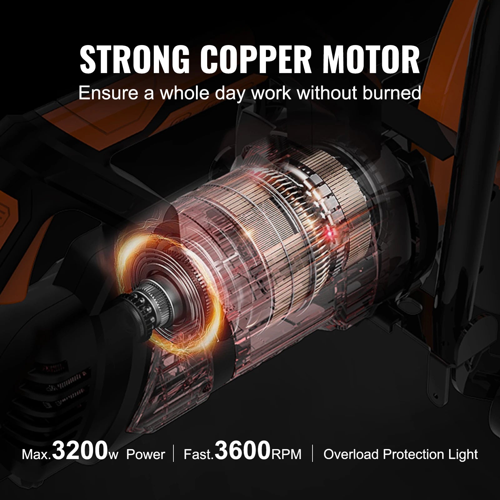 SucceBuy Serra Circular Elétrica para Concreto de 16 pol. com motor de 3200 W e corte giratório com profundidade de corte ajustável até 6 pol.; bomba de lâmina para tijolo