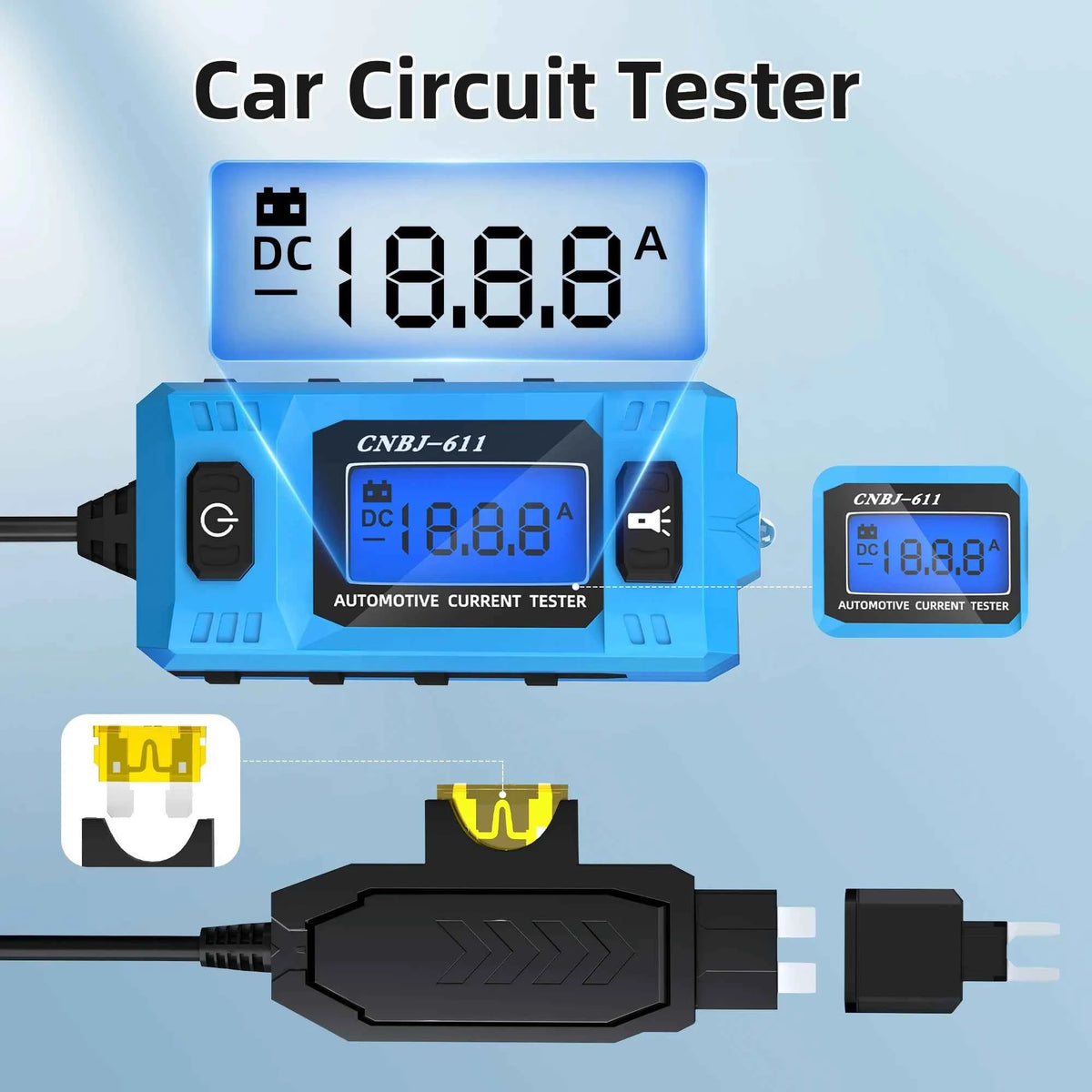 12V Car Circuit Tester Fuse Diagnostic Tool