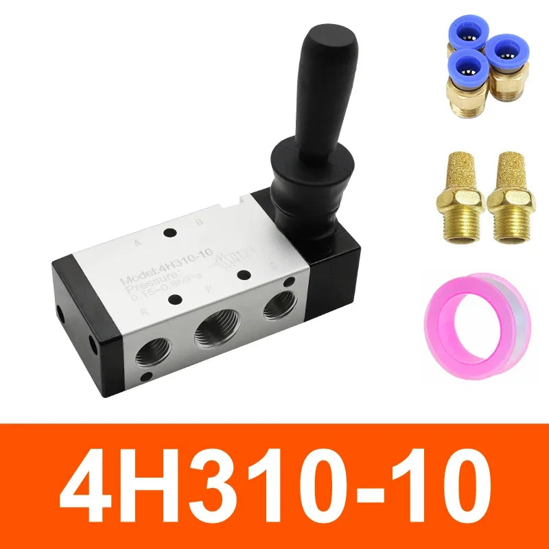 Manual Pneumatic Lever Valve, 3/2 or 5/2 Options