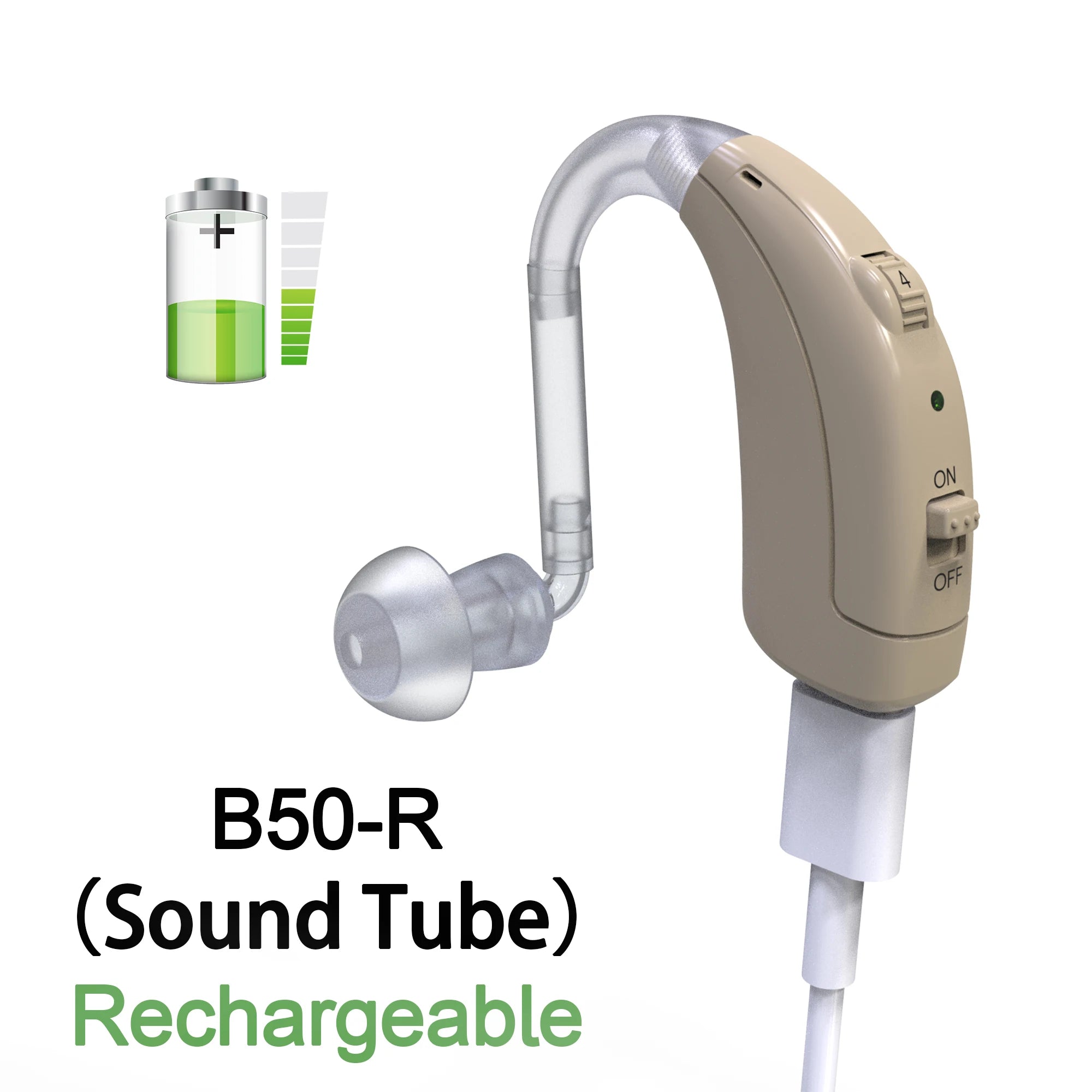 2024 Best Digital Hearing Aid BTE Adjustable Tone Sound Amplifier Portable Deaf Elderly digital Hearing Aids