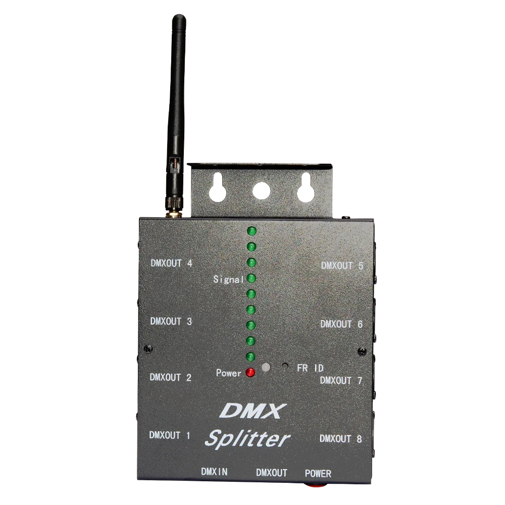 Splitator DMX cu opțiuni wired și wireless