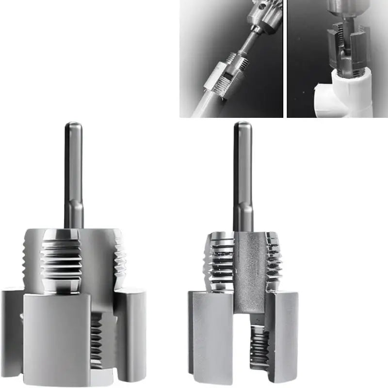 Outil de filetage de tuyau PVC compatible perceuse