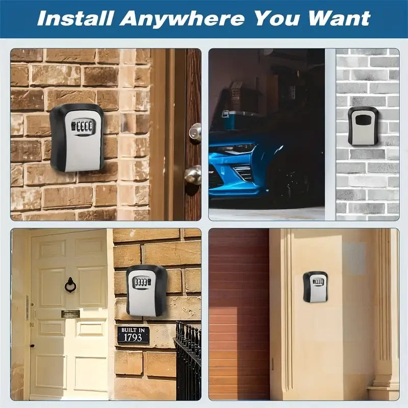 Wall-Mount Combination Key Safe
