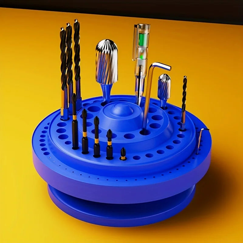Rotating Drill Bit Storage Holder