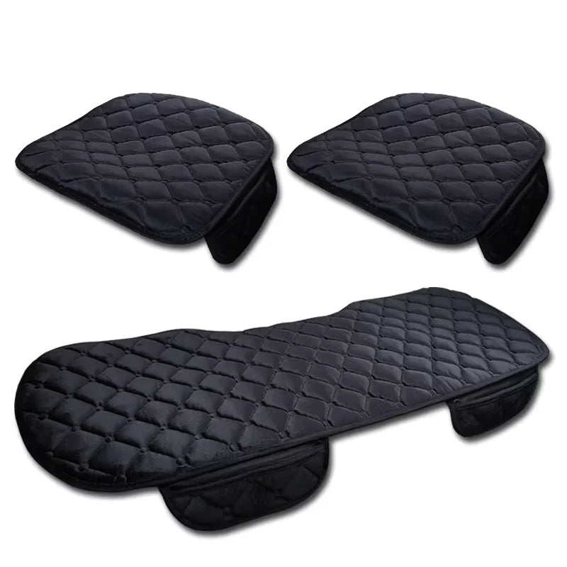 SEAMETAL Plush Car Seat Cover Anti Slip Soft Seat Cushion Auto Chair Protector Pad Universal for Sedan Suv Pick-up Truck
