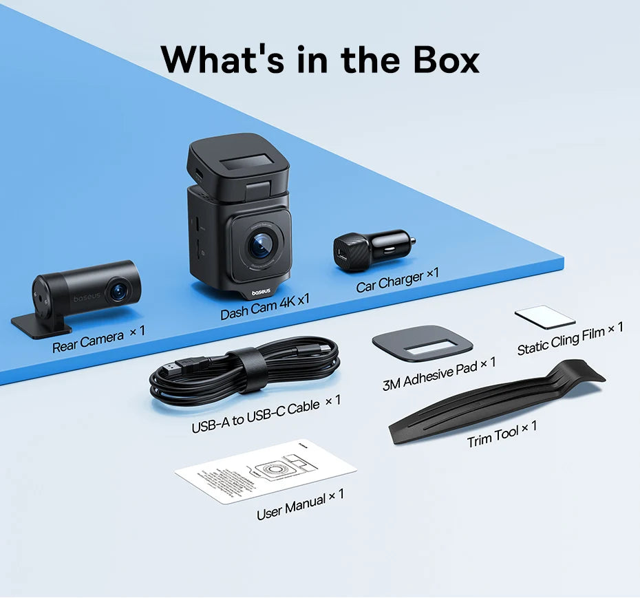 4K UHD kamera do auta se senzorem Sony, WiFi 6 a GPS záznamem