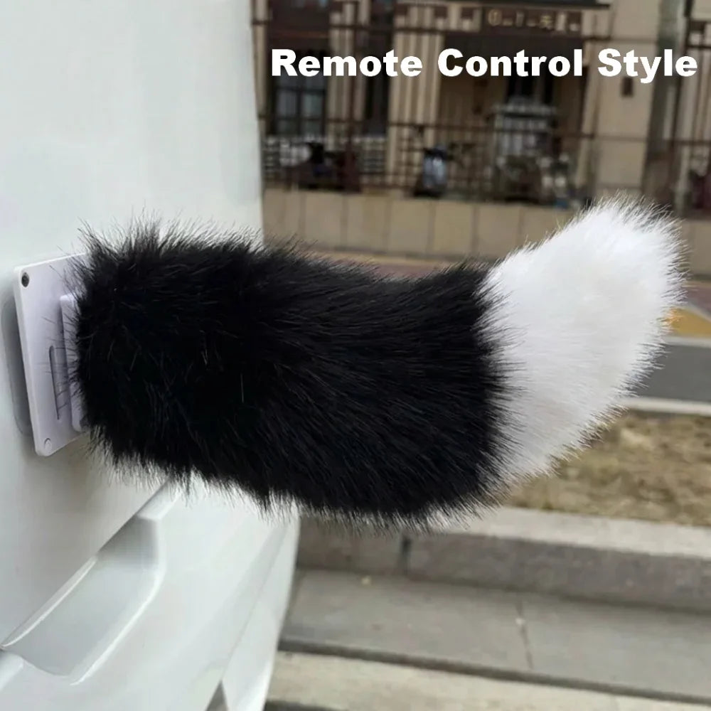 Remote Control Wagging Fox Tail for Scooter & Motorcycle Decor