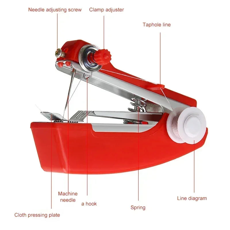 Portable Manual Sewing Machine Mini Handheld Stitch Tool