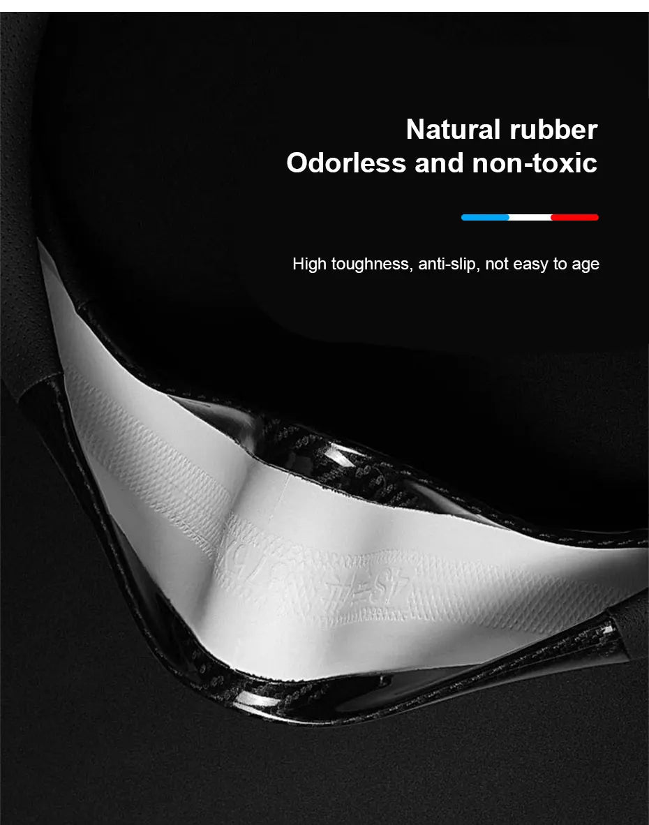 SEAMETAL Heavy Duty Steering Wheel Cover Full-Wrapped Steering Protector Anti Slip Steer Wheel Protection Cover 38cm Universal