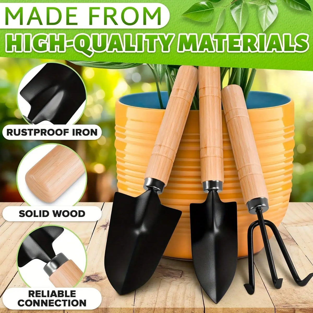 Mini Gardening Tool Set Options