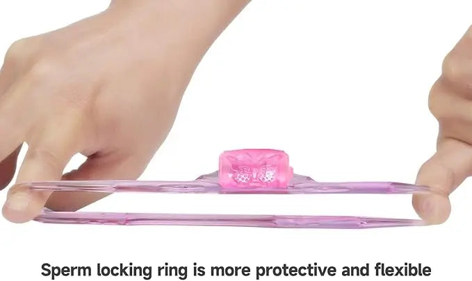 Vibrating Silicone Cock Ring with Clitoral Stimulator (10 Pack)