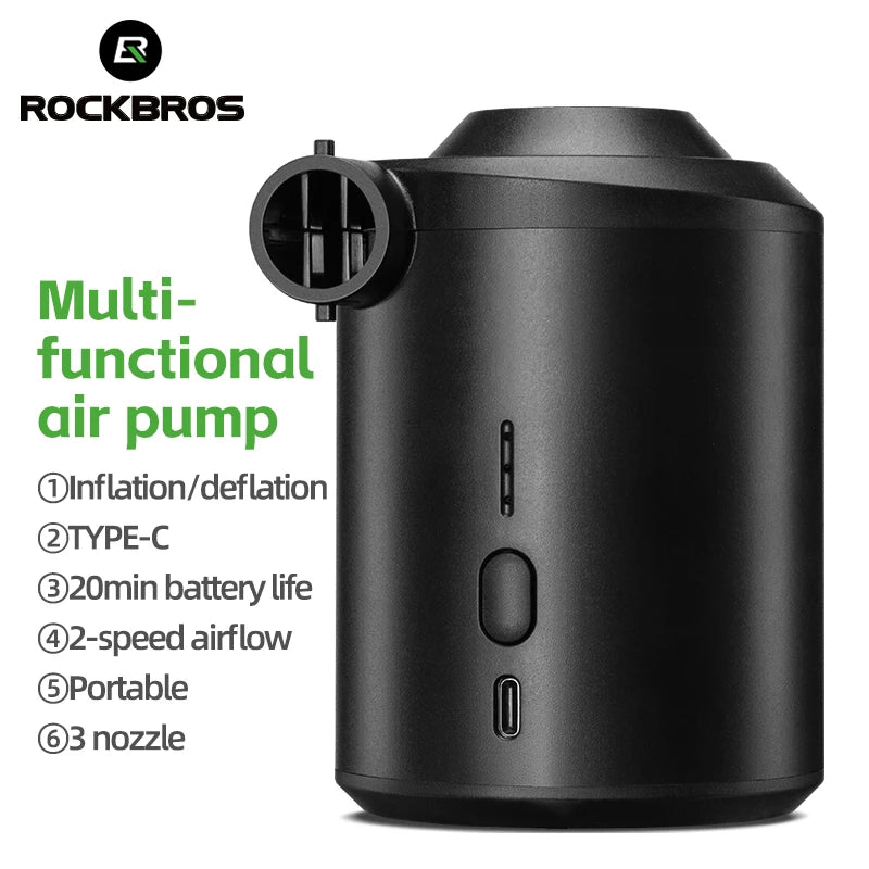 Wireless Electric Air Pump for Mattresses, Pools, and Inflatables