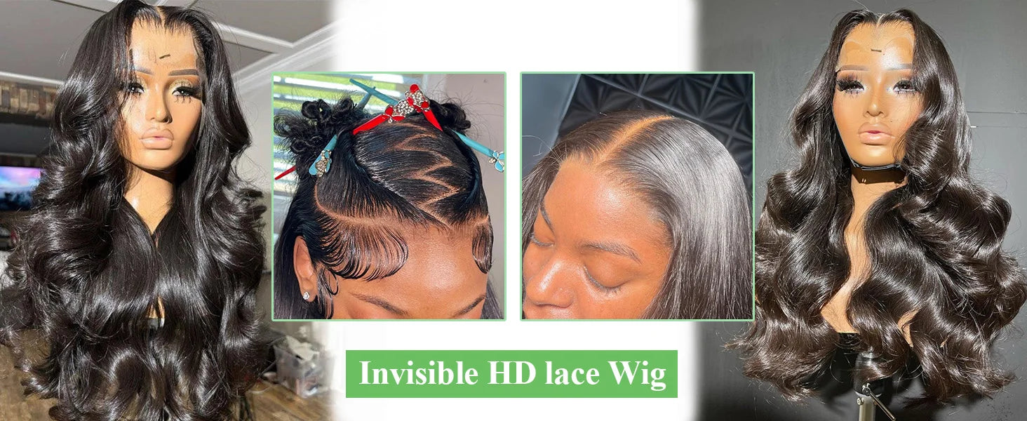 HD Lace Frontal Body Wave Wig for a Natural, Voluminous Look