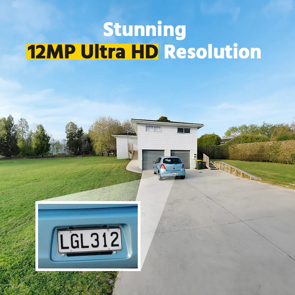 12MP PoE NVR Network Video Recorder for IP Cameras
