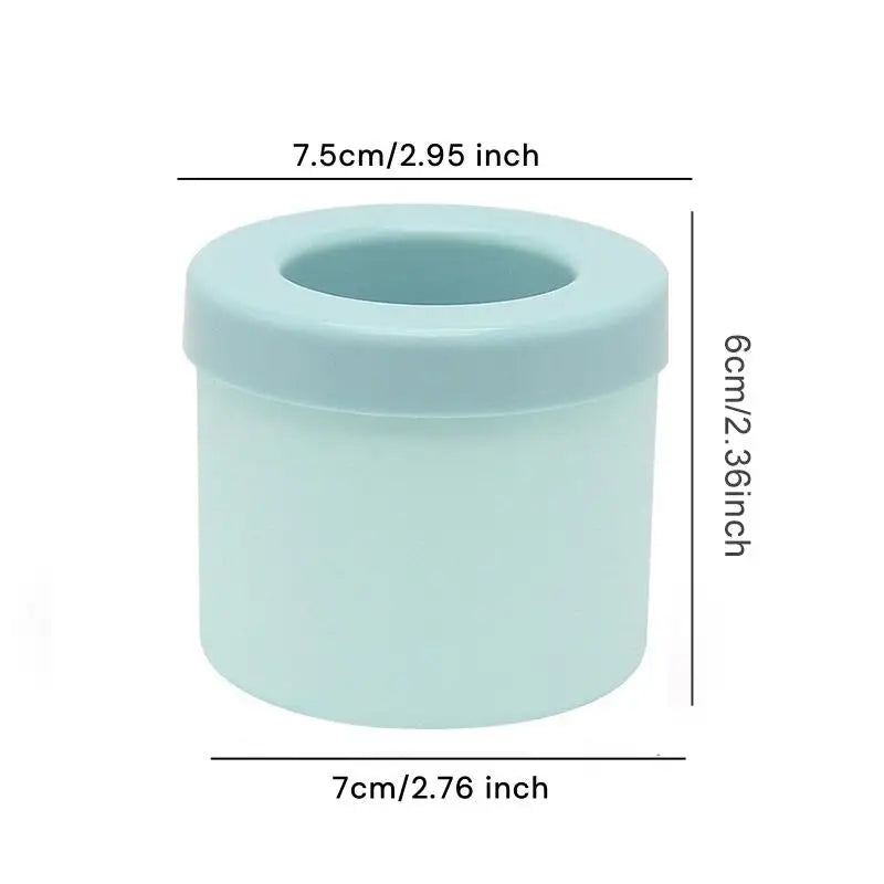 Silicone Ice Cube Cylinder Mould — Single or 3-Colour Set