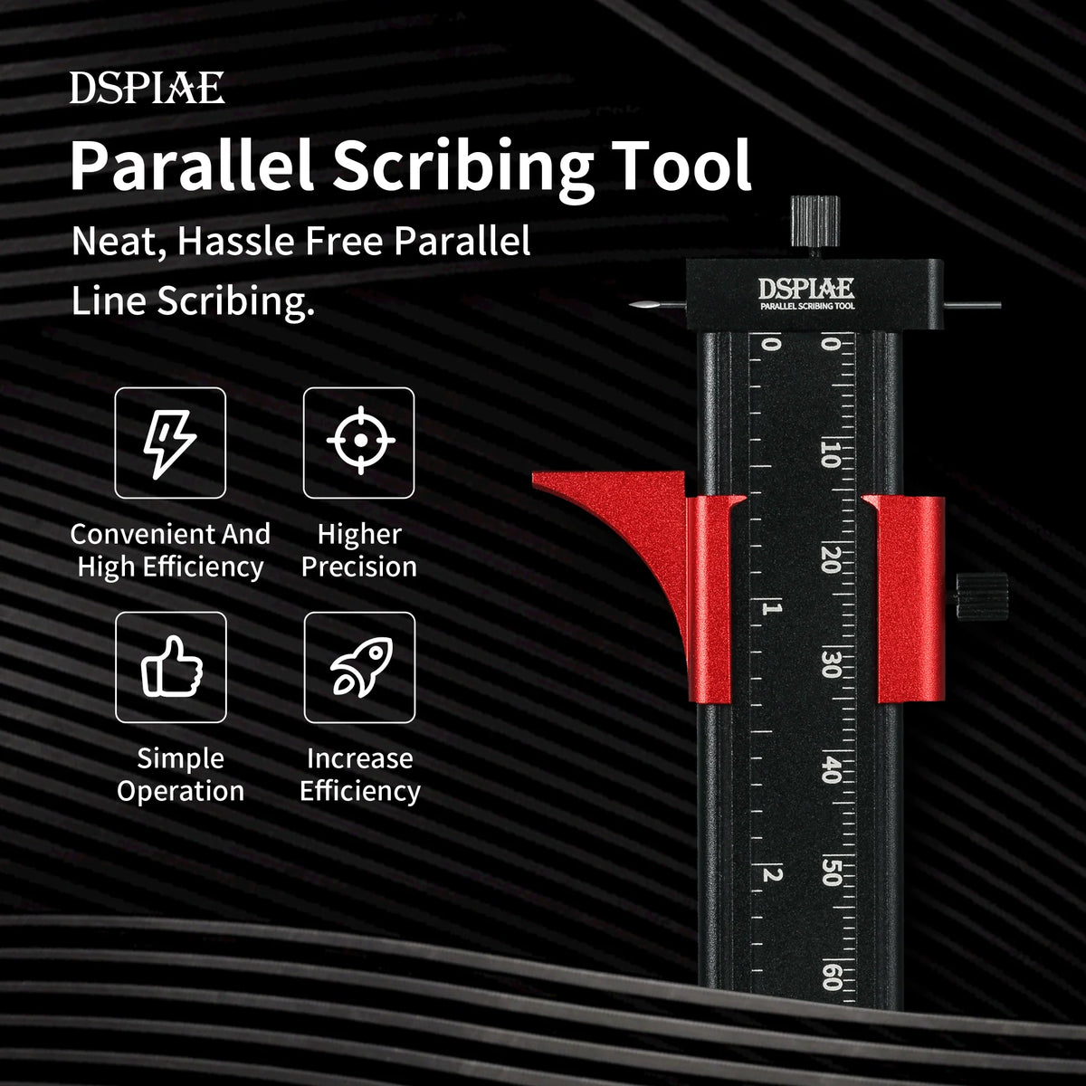 AT-PST Parallelle graveringliniaal voor modelbouw