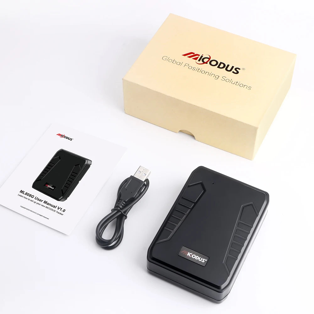 4G MiCODUS GNSS Locator ML808G 10000Mah Magnet Asset GPS Tracker Vehicle Waterproof Geo-fence Lifetime Free APP