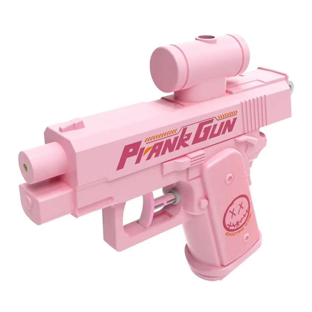 Pistol cu apă reversibil cu două fețe pentru farse și bătălii cu apă de vară