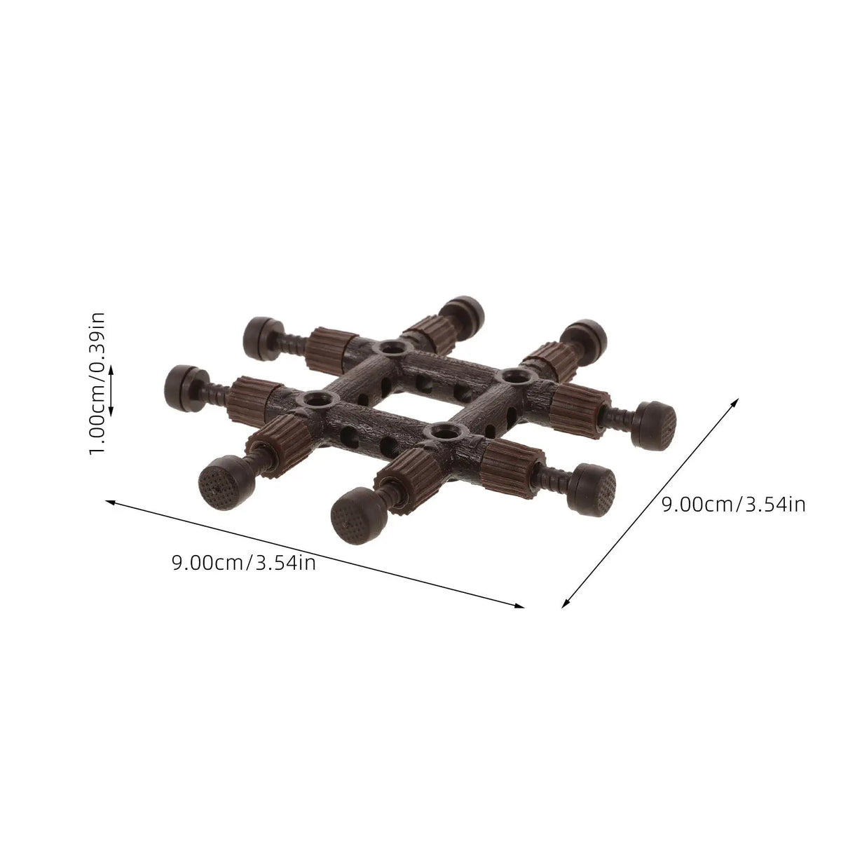 Suport reglabil pentru aranjamente florale din fier — 9–11 cm