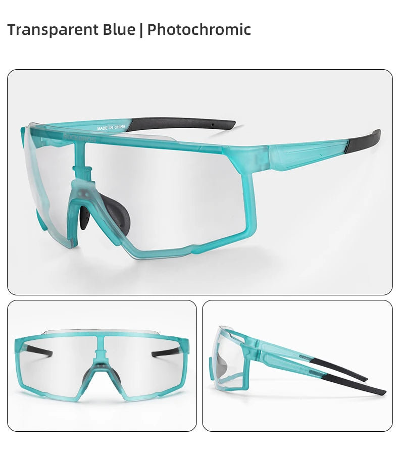 Fotokroomilised polariseeritud jalgrattaprillid UV400 TR90 spordiprillid