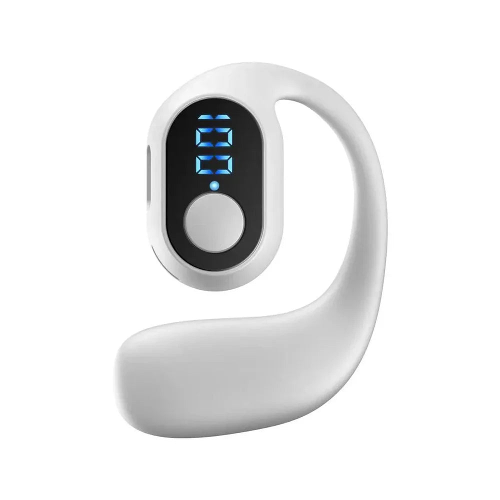 Auricolare Bluetooth 5.3 con gancio, monoauricolare