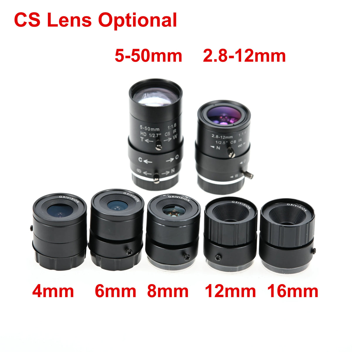 Global Shutter 210fps Monochrome VGA Mini USB Camera with CS Lens