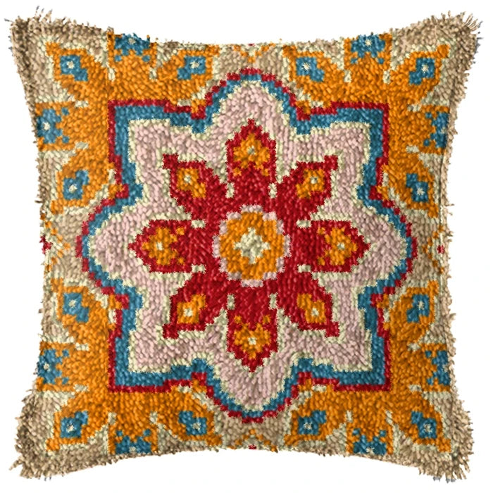 Καλούπι Κεντήματος Κουτιού 43 × 43 cm Latch Hook Cushion Craft Kit