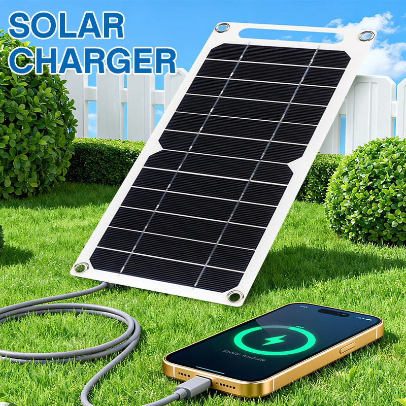 Portable Monocrystalline USB Solar Panel, 300 × 145mm