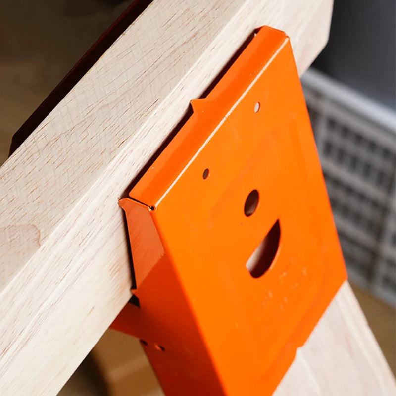 Metal Sawhorse Brackets, Pair