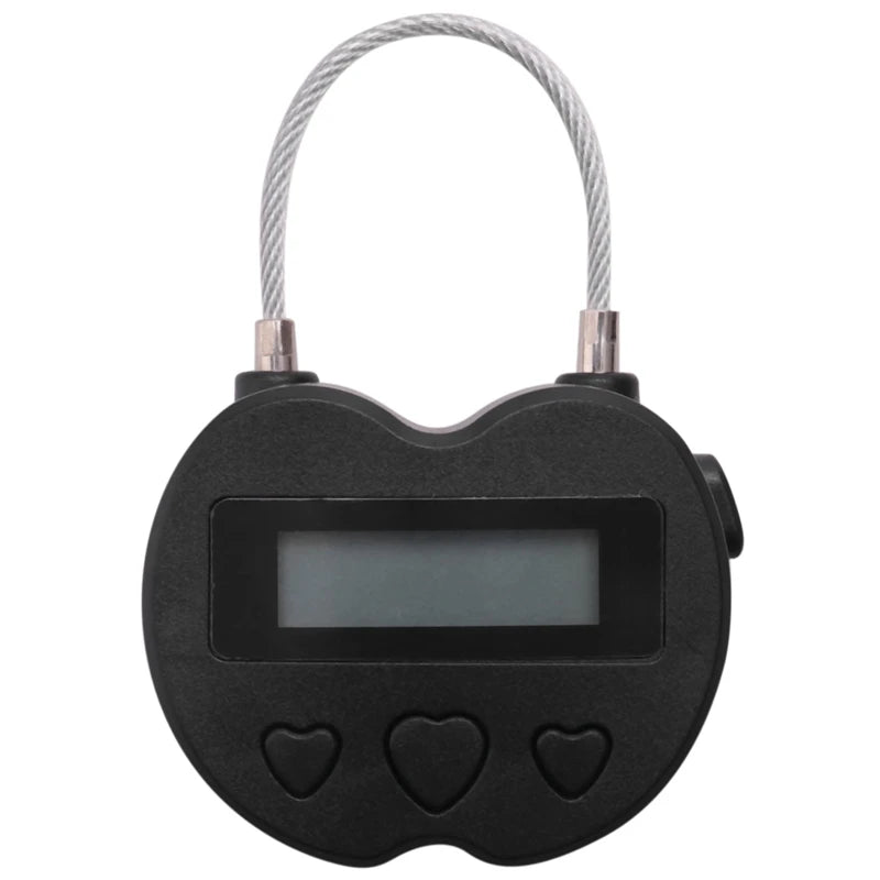 Rechargeable LCD Timer Padlock