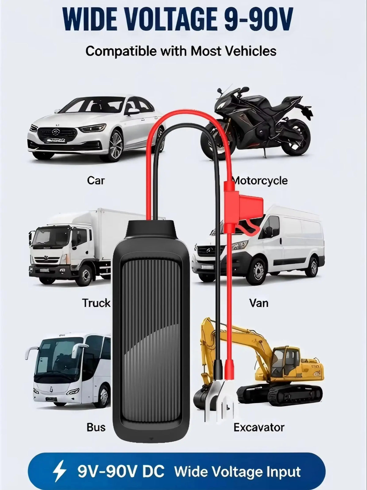 4G GPS Tracker for Car Motorcycle Truck Van Real Time Vehicle Tracking Anti Theft Cut Wire Alarm Subscription Required