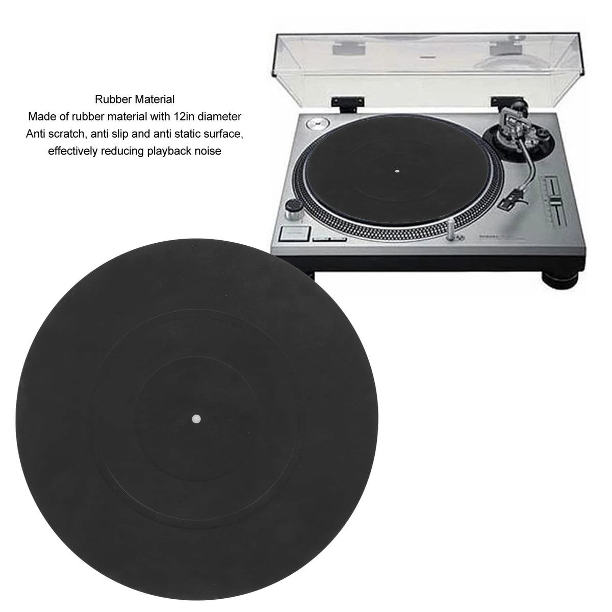 Rubber Turntable Platter Mat - 295 mm