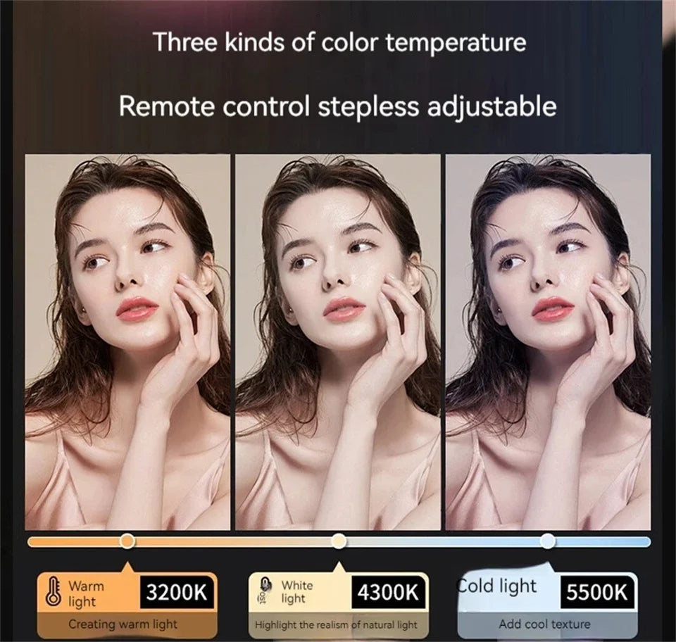 Rechargeable RGB Camera Light Panel