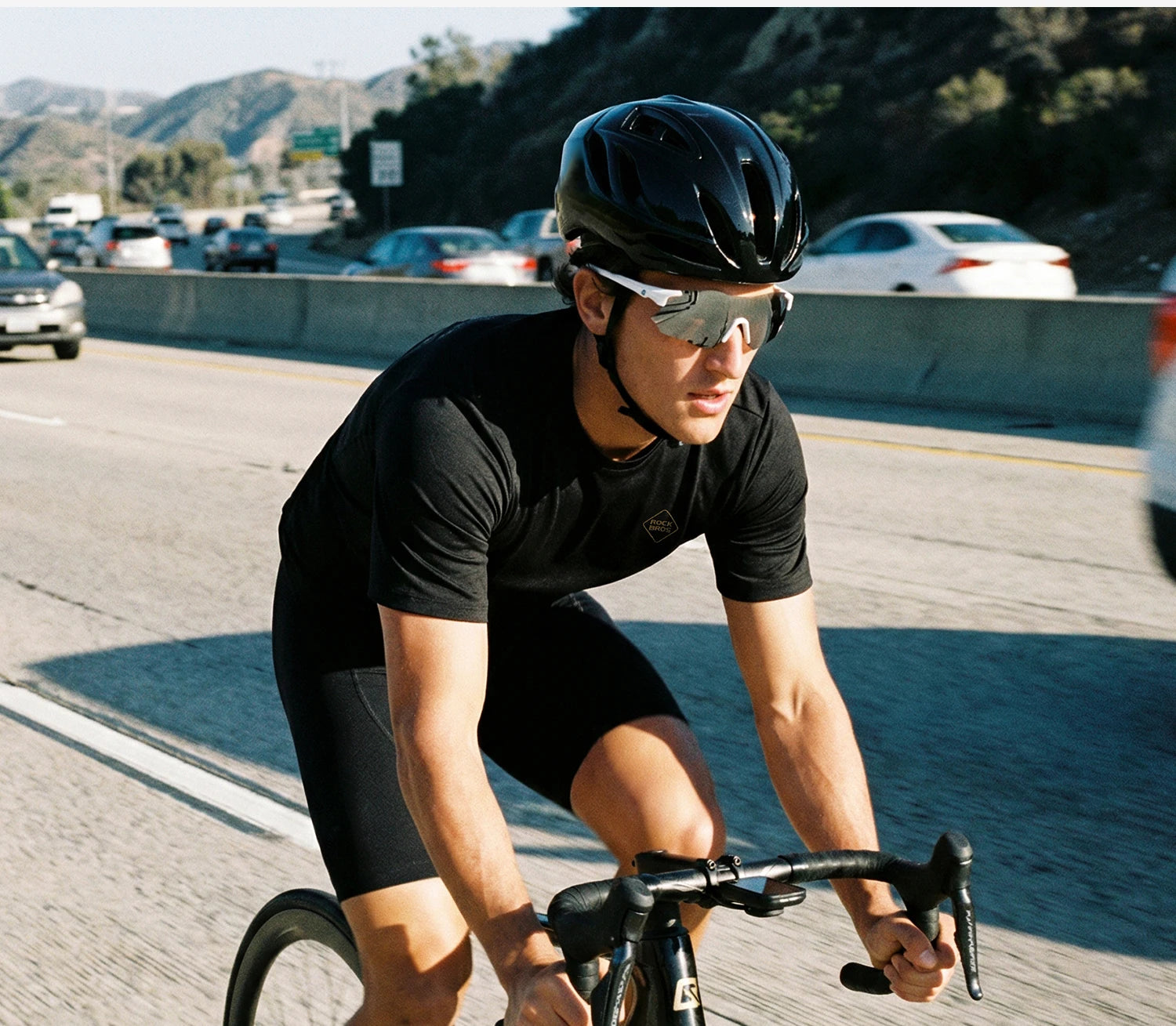 Unisex Cycling Jersey with Pockets and UV Protection