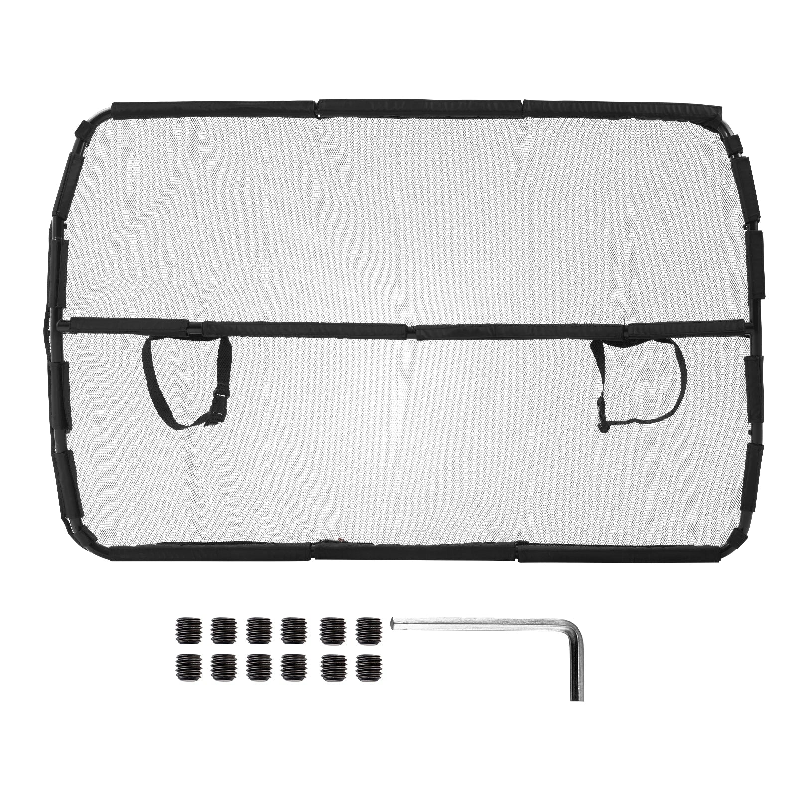 Dog Car Barrier for Front Seats with Mesh Net Universal Fit