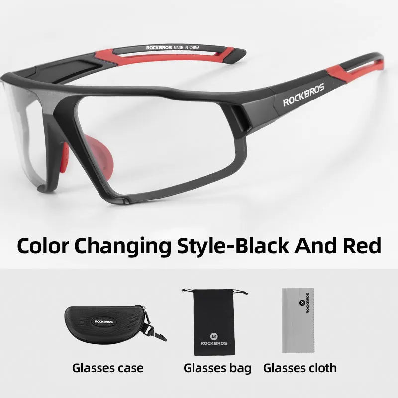 Photochromic Bike Glasses with UV400 Protection