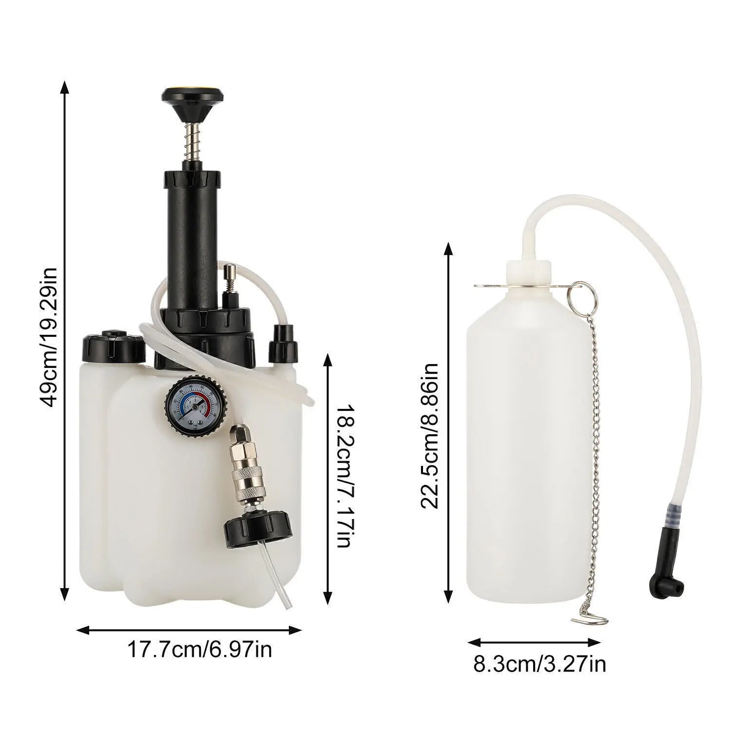 3L Pneumatic Brake & Clutch Fluid Bleeder Kit